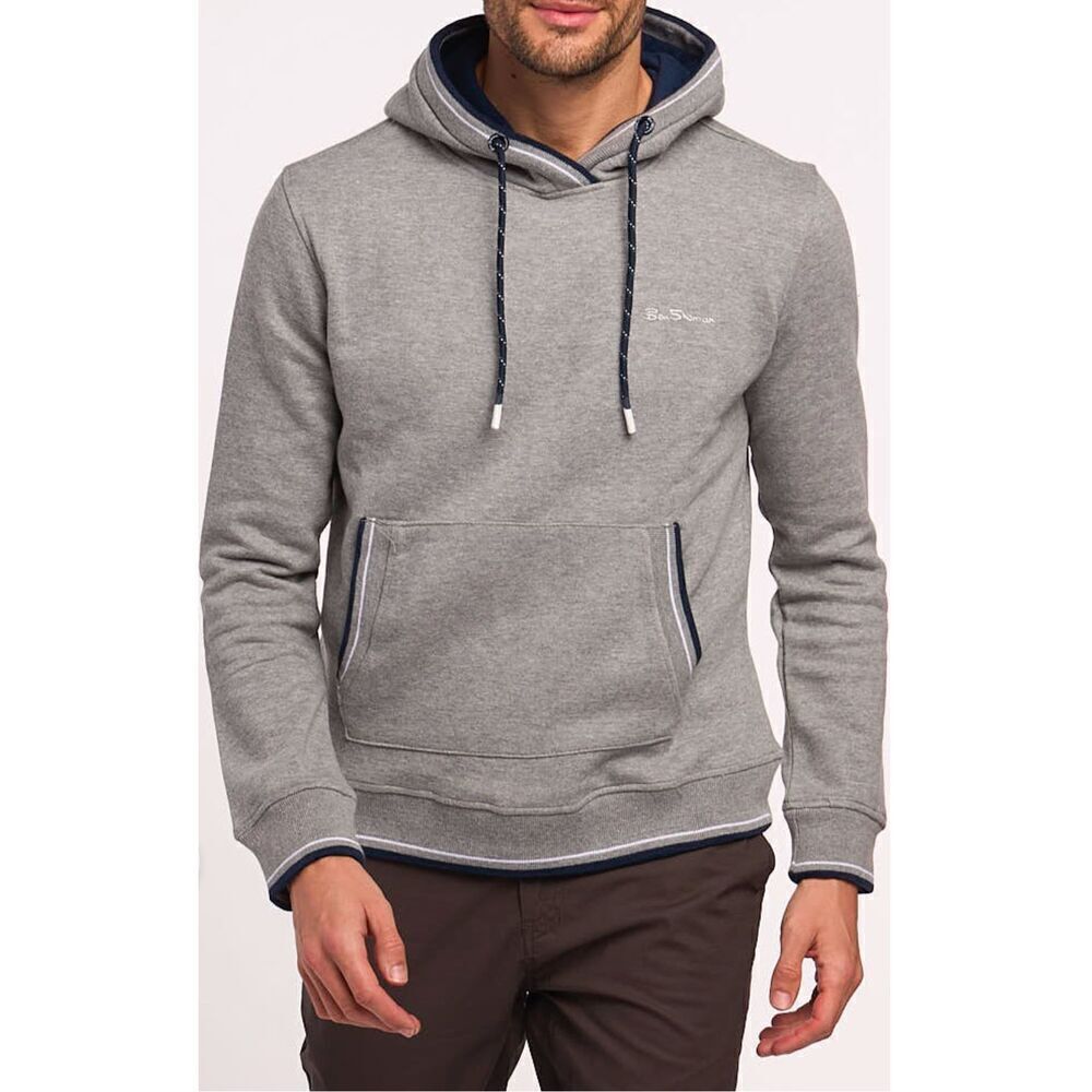 Ben Sherman NWT Mod Fleece Logo Hoodie Sz S